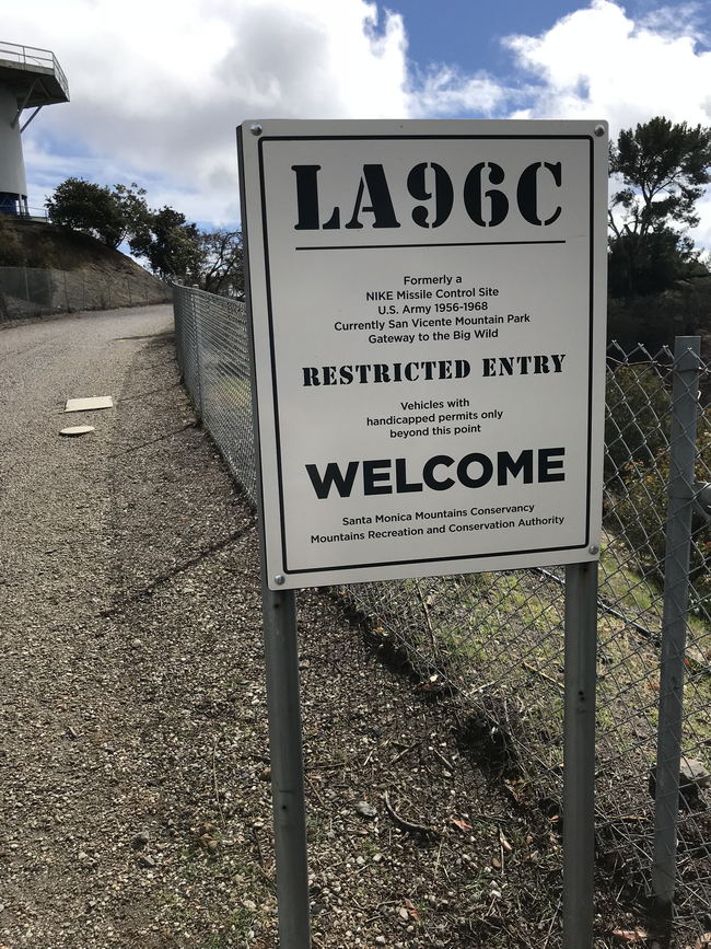 LA-96C Nike Missile Base - March 2018 Photo